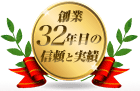 創業28年目の信頼と実績