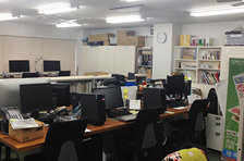 内装レイアウト変更作業後